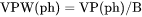 volume (m3) of a phase per mass of the system