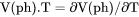 Thermal expansivity of a phase (already multiplied by the phase volume) 