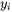 site fraction of pure component i