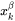 mole fraction of k in beta phase