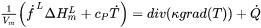 Energy Equation: The Enthalpy Formulation analysis