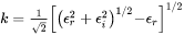 extinction coeffcient equation