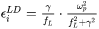 imaginary electric permittivity equation