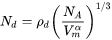 number of nucleation sites at the dislocations