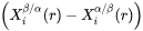difference term related to interface compositions (mole fractions) for the precipitate and matrix phases
