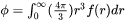 Equation for the particle volume fraction (continuty theory)