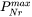 Maximum number of grid points over one order of magnitude in r