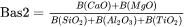 Process Metallurgy Slag Properties - basicity Bas2