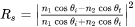 reflectance for s-polarized light equation